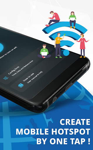 WiFi Hotspot, Personal hotspot ekran görüntüsü