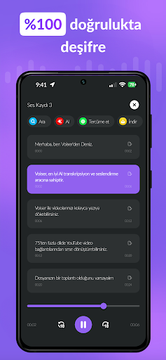 Speech to Text Transcriber STT ekran görüntüsü