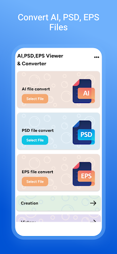 AI PSD EPS Viewer & Converter ekran görüntüsü