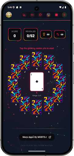 Clock Solitaire Master MDBTDJ ekran görüntüsü