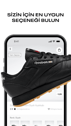 Reebok ekran görüntüsü