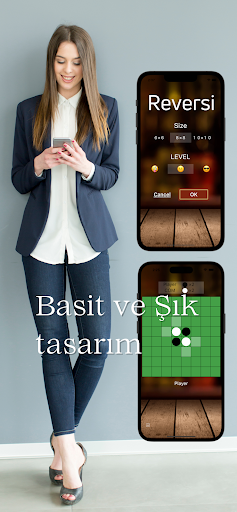 Ters. Tahta soyut Oyun ekran görüntüsü