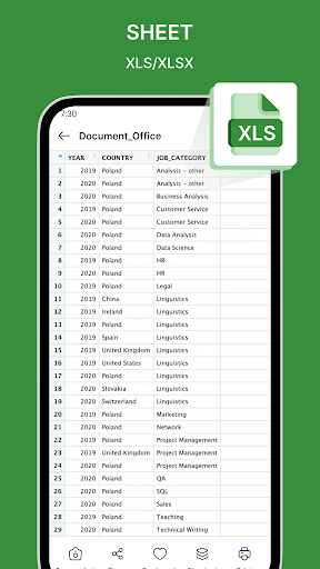 Document Reader: PDF, XLS, Doc ekran görüntüsü