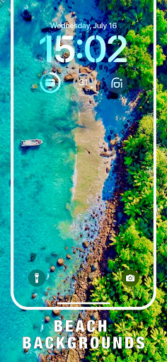 Beach Live Wallpaper 4K ekran görüntüsü