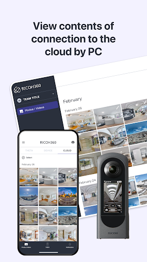 RICOH360:THETA Capture App ekran görüntüsü