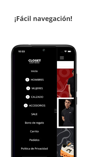 CLOSET APP ekran görüntüsü
