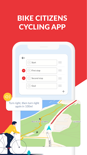 Bike Citizens Cycling App GPS ekran görüntüsü