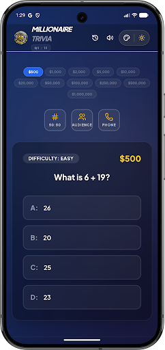 Millionaire Trivia Pro Offline ekran görüntüsü