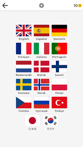 Flags and Capitals ekran görüntüsü
