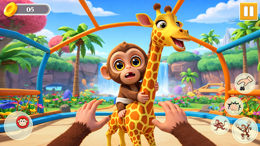 Monkey Prankster: Zoo Chaos ekran görüntüsü
