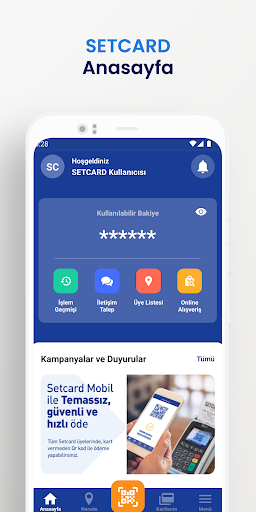 SETCARD Mobil ekran görüntüsü