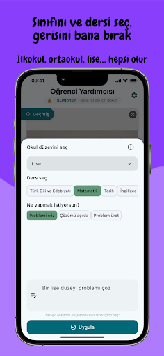 Öğrenci Yardımcısı ekran görüntüsü