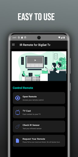 Remote for Bigsat Tv ekran görüntüsü