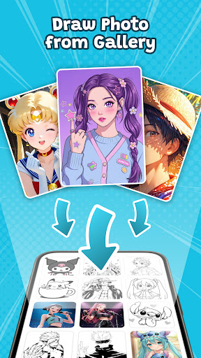 Draw Anime: Easy AR Sketch App ekran görüntüsü