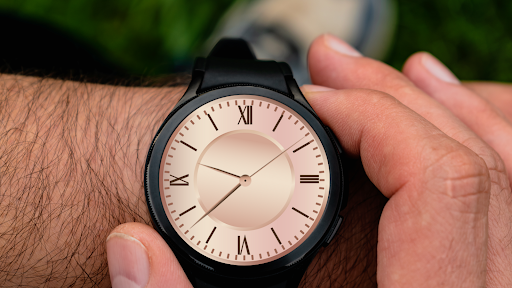 Rose Gold Elegance Watch Face ekran görüntüsü