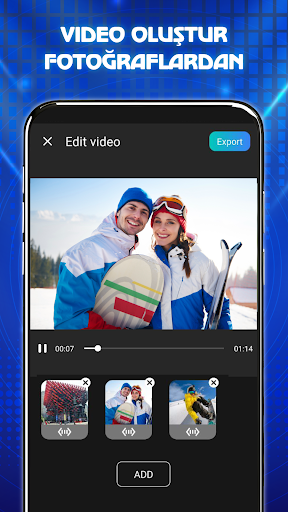 Videoya, Fotoğrafa Müzik Ekle ekran görüntüsü