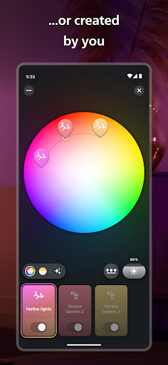 Philips Hue ekran görüntüsü