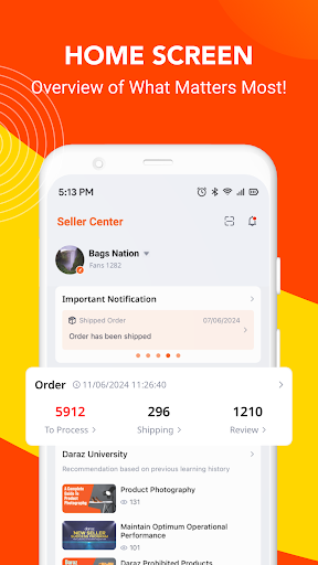 Shop Seller Center ekran görüntüsü