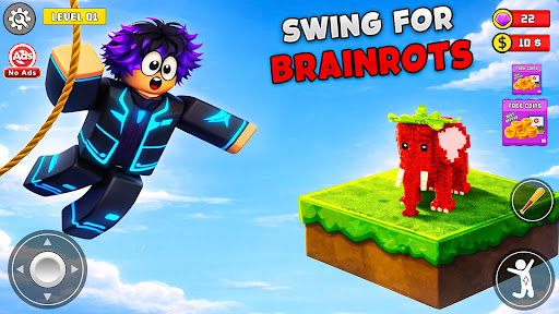 Swing Obby Steal MemeRots Fun ekran görüntüsü