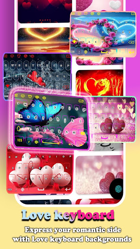Blue Butterfly Themes & Emoji ekran görüntüsü