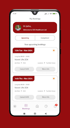 GSS Healthcare App ekran görüntüsü