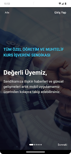TÖİŞ ekran görüntüsü