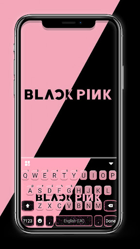 Black Pink Simple Klavye Arkap ekran görüntüsü