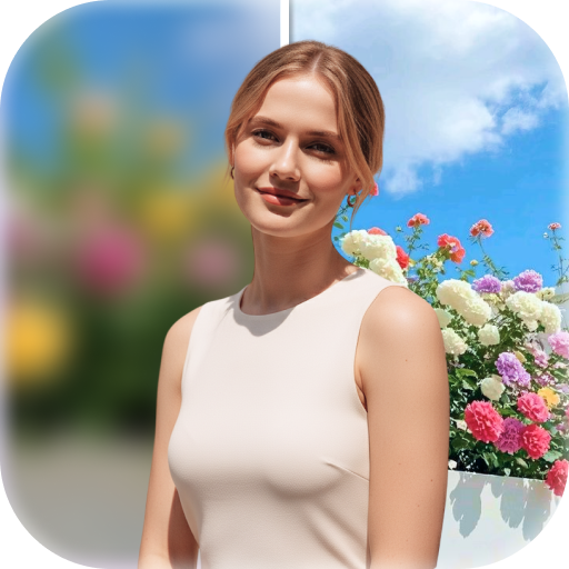 Mosaic Blur Background Editor