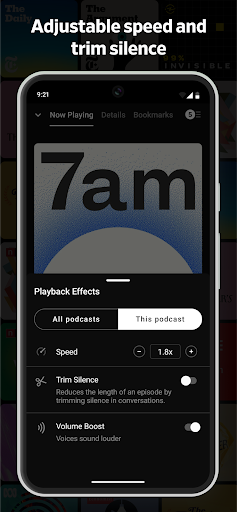 Pocket Casts - Podcast App ekran görüntüsü