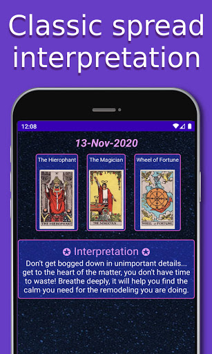 Tarot ekran görüntüsü