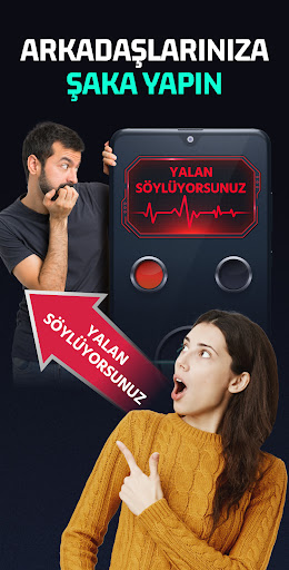 Yalan Dedektör Testi: Şaka App ekran görüntüsü