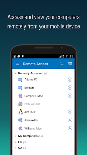 RemotePC Viewer ekran görüntüsü