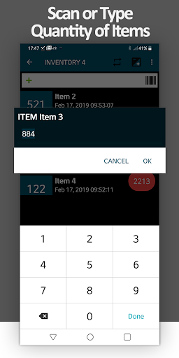 Barcode inventory stock take ekran görüntüsü