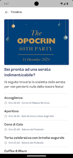 Opocrin Events ekran görüntüsü