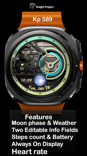 kp589 Watch Face ekran görüntüsü