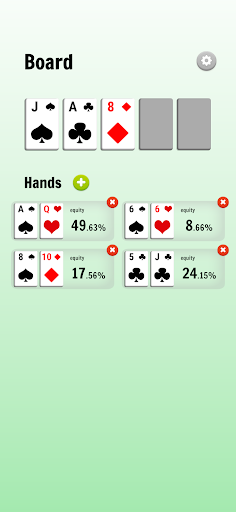 Poker Odds Calculator Pro ekran görüntüsü
