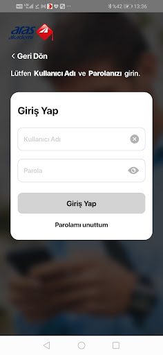 Aras Akademi ekran görüntüsü