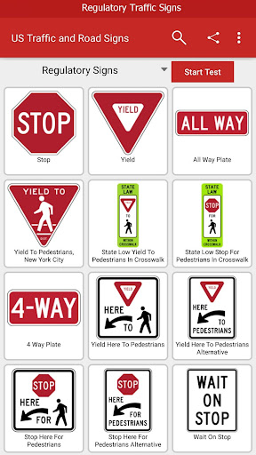 US Traffic and Road Signs ekran görüntüsü