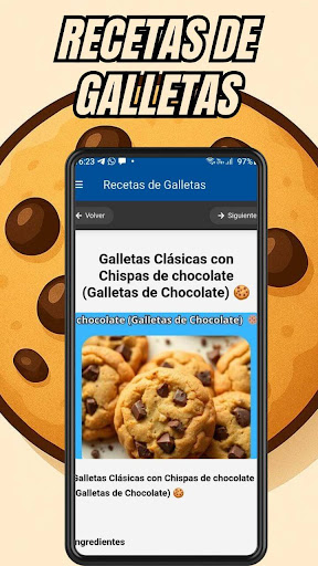 Recetas de Galletas ekran görüntüsü