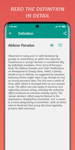 Business Dictionary Offline ekran görüntüsü