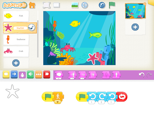 ScratchJr ekran görüntüsü
