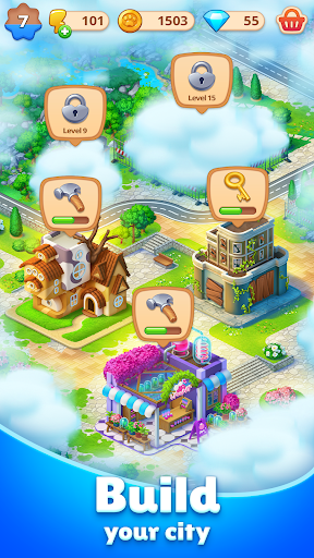 Happy Town: Merge Adventure ekran görüntüsü