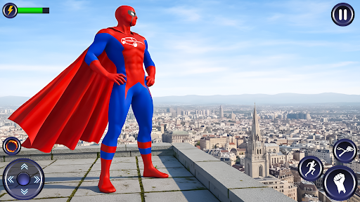 Spider Hero Fight Rescue City ekran görüntüsü