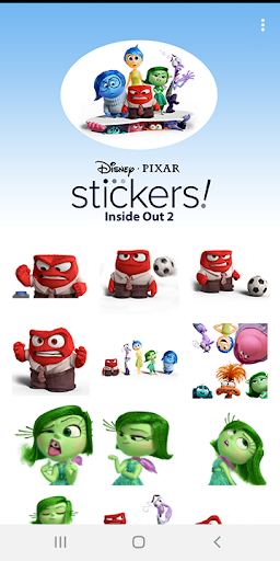 Pixar Stickers: Inside Out 2 ekran görüntüsü