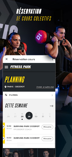Fitness Park App ekran görüntüsü