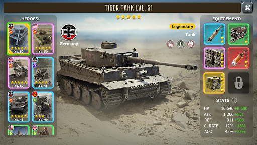 Commanders at War: WW2 Battle ekran görüntüsü