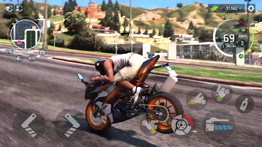 Real Motocycle Driving Game 3D ekran görüntüsü