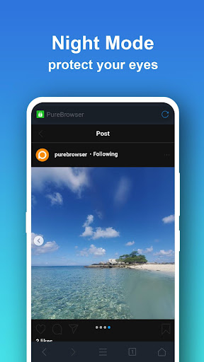 Pure Web Browser-Ad Blocker ekran görüntüsü