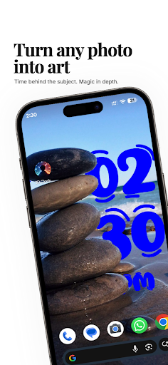 Depth Clock Wallpaper 3D ekran görüntüsü