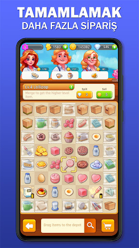 Cooking Merge Master : Decor ekran görüntüsü